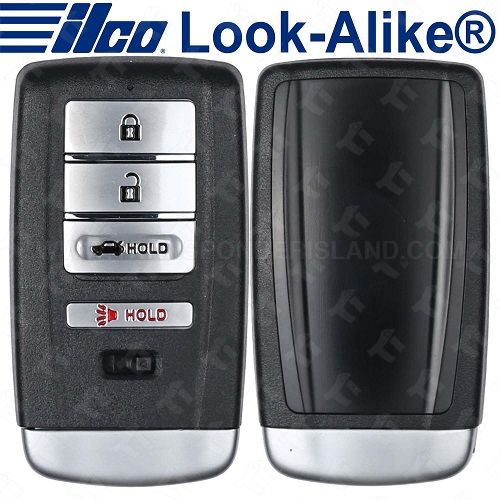 Ilco Acura Smart Key - 4B Trunk - KR5V1X - PRX-ACURA-4B5 / 4B4 / 4B1 - Replaces: 72147-TZ3-A01