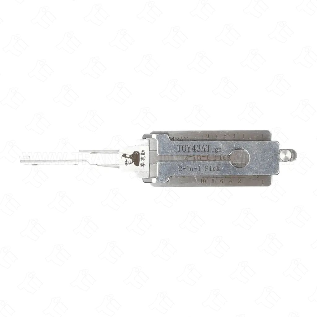 Original Lishi Toyota Ignition 10 Cut 2-In-1 Pick and Decoder TOY43AT