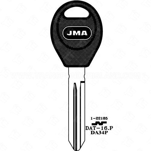 JMA Nissan 8 and 10 Cut Plastic Head Key Blank DAT-16.P X237 DA34P