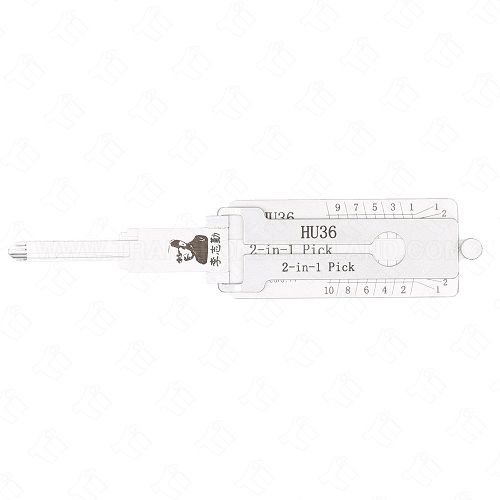 Original Lishi Mercedes 2 in 1 Pick and Decoder AG HU36