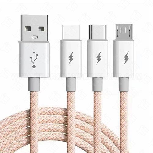 3 IN 1 USB Micro USB Cable