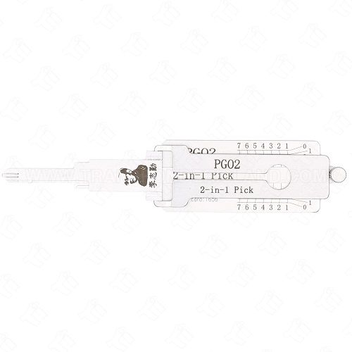 Original Lishi PGO Scooters 2-In-1 Pick and Decoder - PGO2 AG