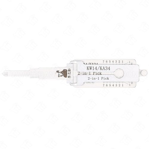 Original Lishi Kawasaki KW14 / KA34 - AG 2-In-1 Pick and Decoder