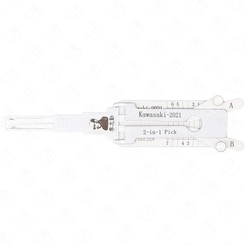 Original Lishi Kawasaki 2021 - AG 2-In-1 Pick and Decoder