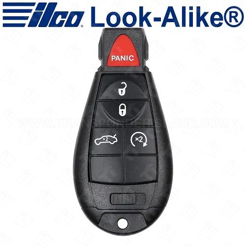 Ilco Chrysler Dodge Fobik Key 5B Trunk / Remote Start - Replaces IYZ-C01C-POD-LAL-5B1