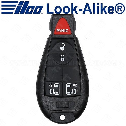 Ilco Chrysler Dodge Fobik Key - 5B Power Doors - POD-LAL-5B2 - Replaces: IYZ-C01C