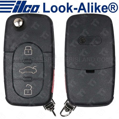 Ilco 2002 - 2006 A6 ALLROAD TT Smart Key - 3B - FLIP-AUDI-4B1 Replaces 4D0837231M