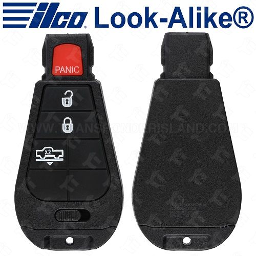 Ilco Dodge Ram 4 Button W/Air Suspension Replaces GQ4-53T - POD-LAL-4B5