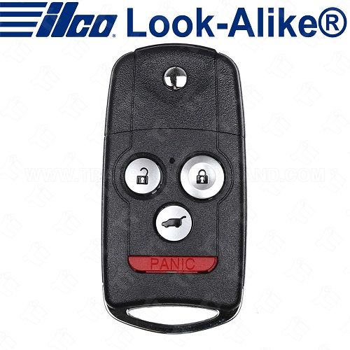 Ilco 2007 - 2013 Acura MDX 5 Dr Sport Entertainment Remote Flip Key 4B Hatch - Replaces N5F0602A1A - FLIP-ACURA-4B1