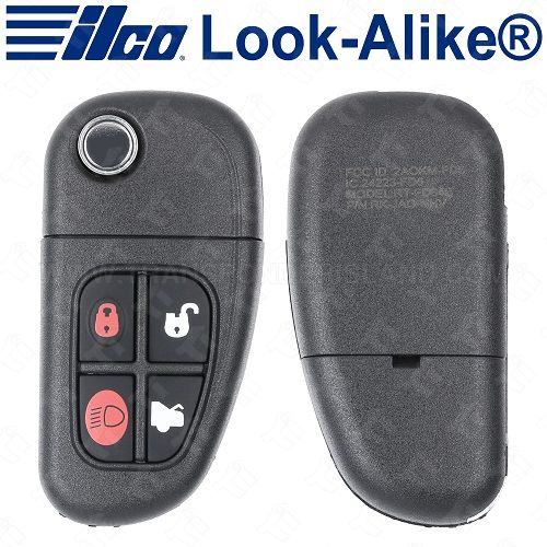 Ilco Jaguar Flip Key - 4B Trunk / Lights - Replaces CWTWB1U243 - FLIP-JAG-4B1