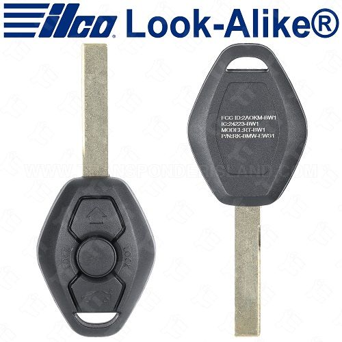 Ilco BMW Remote Head Key - 3B Trunk - Replaces LX8FZV - RHK-BMW-3B1