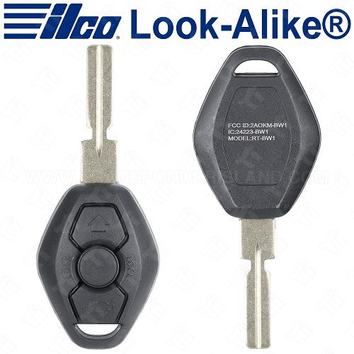 Ilco BMW Remote Head Key - 3B - RHK-BMW-3B2 - 4 Track - Replaces: LX8FZV