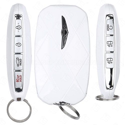 2024 - 2025 Genesis GV80 Smart Key 7B - TQ8-FOB-4F75U44 - White Shell - 95440-T6AB0