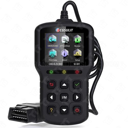 CGSULIT SC301 OBD2 EOBD Scanner Code Reader Engine Light Tester For Smog Check