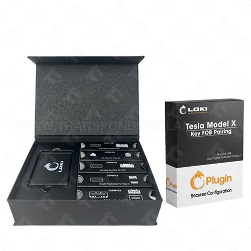 (PRE-ORDER) LOKI - Tesla Key Programming & Diagnostics Tool Bundle - Base Tool + Model X Key FOB Pairing Plug-In - Live Data from CAN - Free Software Updates