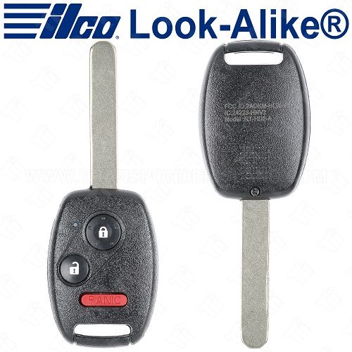 Ilco Honda Remote Head Key - 3B - Replaces N5F-S0084A - RHK-HON-3B2