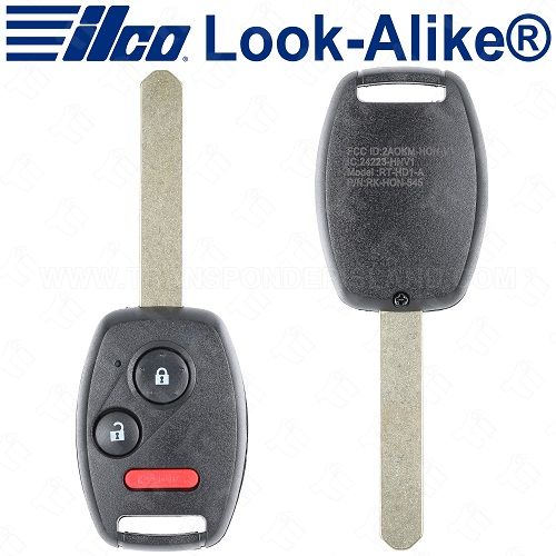 Ilco Honda Pilot Remote Head Key 3B - Replaces CWTWB1U545 - RHK-HON-3B7