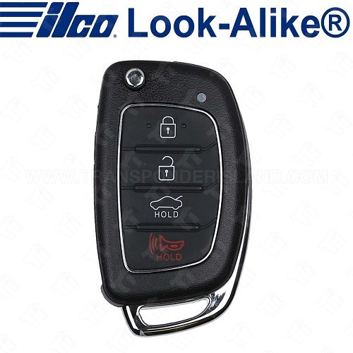 Ilco Hyundai Sonata Remote Flip Key - 4B Trunk - FLIP-HYUN-4B5 - Replaces: 95430-C1010