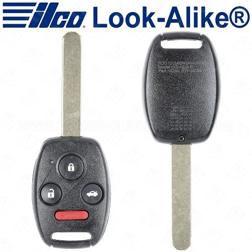 Ilco Honda Remote Head Key - 4B - RHK-HON-4B6 - Replaces: MLBHLIK-1T