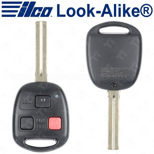 Ilco Lexus GX470 LX470 Remote Head Key - Replaces HYQ1512V - RHK-LEXUS-3B3