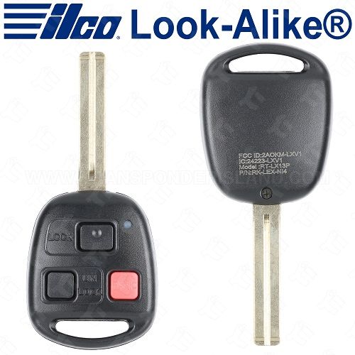 Ilco Lexus Remote Head Key - 3B - Replaces NI4TMTX-1 - RHK-LEXUS-3B5
