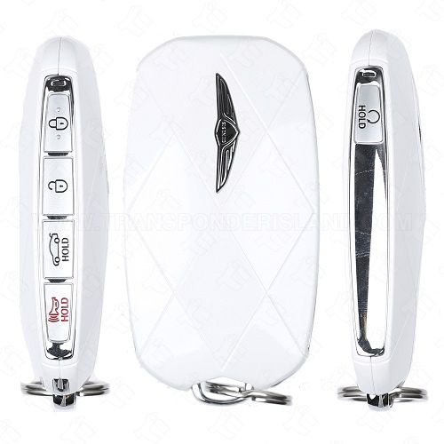 2024 - 2025 Genesis GV80 Smart Key 5B Hatch / Remote Start - TQ8-FOB-4F75M44 - White Shell - 95440-T6DB0