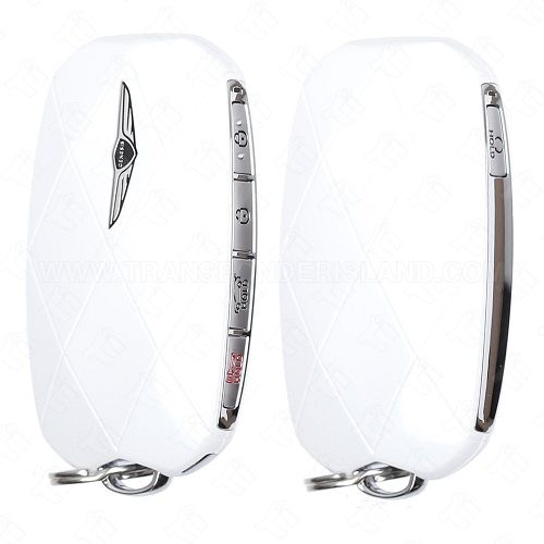 2024-2026 Genesis GV80 Smart Key 5B Hatch / Remote Start - TQ8-FOB-4F75M44 - White Shell - 95440-T6DB0