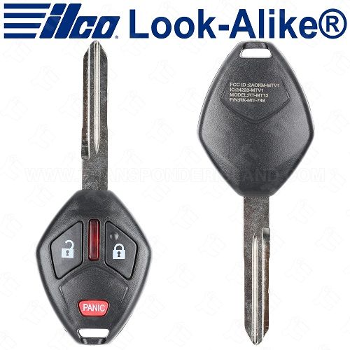 Ilco Mitsubishi Remote Head Key - 3B - RHK-MITS-3B2 - Replaces: OUCG8D-620M-A