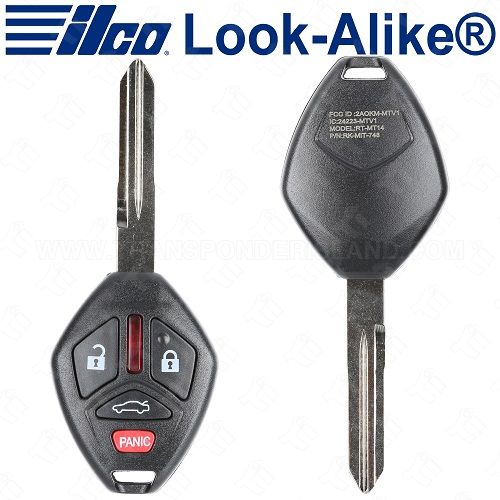 Ilco Mitsubishi Eclipse Galant Remote Head Key 4B - Replaces OUCG8D-620M-A - RHK-MITS-4B1