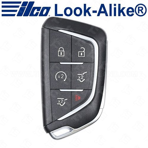 Ilco Cadillac Escalade Smart Key - 6B Hatch/Hatch Glass/Remote Start - PRX-CAD-6B3 - Replaces YGOG20TB1
