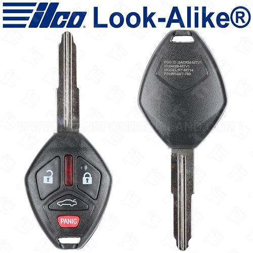 Ilco Mitsubishi Eclipse Galant Remote Head Key 4B - Replaces OUCG8D-620M-A - RHK-MITS-4B2