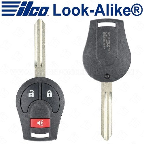Ilco Nissan Remote Head Key - 3B - Replaces CWTWB1U751 - RHK-NIS-3B1