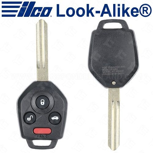 Ilco 2008 - 2010 Subaru Legacy Outback Tribeca Remote Head Key 4B Trunk -RHK-SUB-4B1