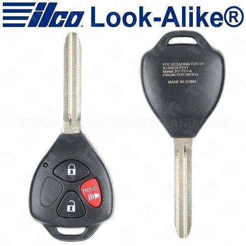 Ilco Toyota Remote Head Key - 3B - G Chip - RHK-TOY-3BG2 - Replaces: GQ4-29T