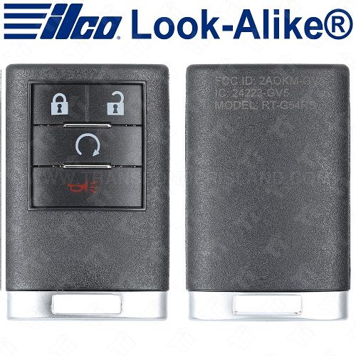 Ilco Cadillac Keyless Entry Remote - 4B Starter- RKE-CAD-4B1 - Replaces: OUC6000223