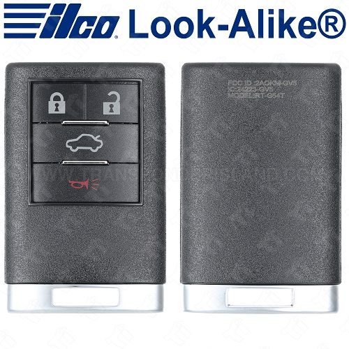 Ilco Cadillac Keyless Entry Remote - 4B Trunk - RKE-CAD-4B2 - Replaces: OUC6000066
