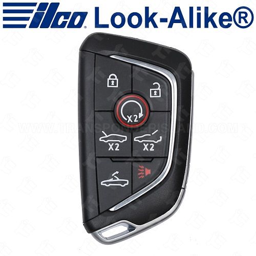 Ilco Chevrolet Corvette Smart Key - 7B L/U/P/T/RS/DT/HR - PRX-CHEVY-7B1 - Replaces: 13538852