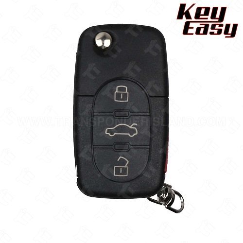 1997 - 2006 Audi Remote Key - Replaces: 4D0837231P01C / 4D0837231E01C- AFTERMARKET