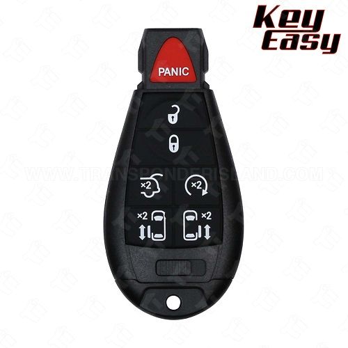 2009 - 2016 Mopar, VW Smart Fobik Key 7B Hatch / Remote Start / Power Doors - REPLACES: IYZ-C01C - AFTERMARKET