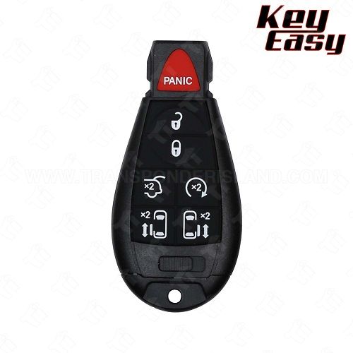 2008 - 2020 Chrysler Dodge VW Fobik Key 7B Hatch / Remote Start / Power Doors - REPLACES: IYZ-C01C – AFTERMARKET