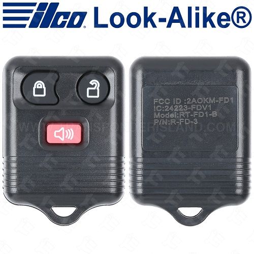 Ilco Ford Keyless Entry Remote - 3B - RKE-FORD-3B1 - Replaces: CWTWB1U331