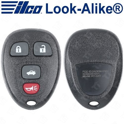 Ilco GM Keyless Entry Remote 4B Trunk - Replaces 15252034 KOBGT04A - RKE-GM-4B2