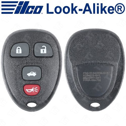 Ilco GM Keyless Entry Remote 4B Trunk - Replaces OUC60270 / OUC60221 - RKE-GM-4B5