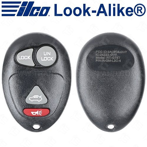 Ilco 2007 - 2019 GM Express Savana Keyless Entry Remote - Replaces OUC60270 / 221 - RKE-GM-4B7