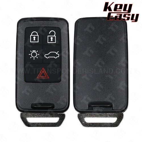 2007 - 2017 Volvo Slot Remote Key without PCC - 5B Trunk / Approach Lights - REPLACES: KR55WK49264 - 434 MHz. - AFTERMARKET