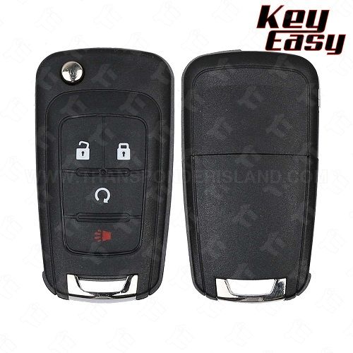 2013 - 2020 Chevrolet Sonic Remote Flip Key 4B Remote Start - REPLACES: KR55WK50073 - AFTERMARKET
