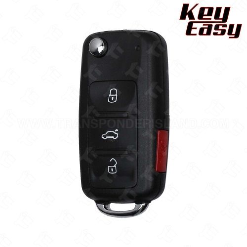 Volkswagen Remote Prox Flip Key - 4B Trunk - Replaces: 5K0837202EC - AFTERMARKET