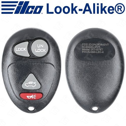 Ilco GM Keyless Entry Remote - 4B Trunk - RKE-GM-4B8 - Replaces: 10335588 / L2C0007T