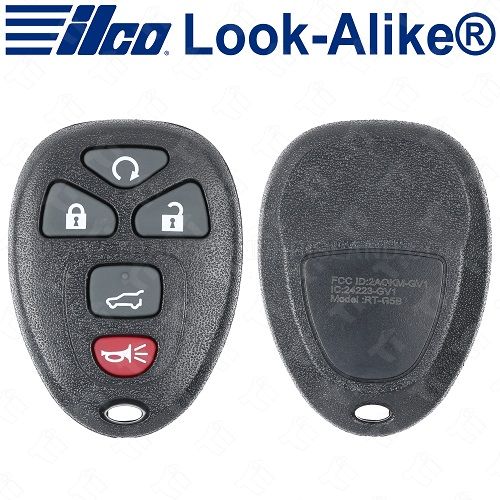 Ilco GM Keyless Entry Remote - 5B Hatch / Starter - Replaces OUC60270 / OUC60221 - RKE-GM-5B2