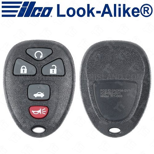 Ilco GM Keyless Entry Remote - 5B Trunk Starter - Replaces OUC60270 / OUC60221 - RKE-GM-5B3